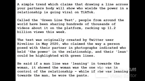 22-0428 - Does Green Line Love Test Work - Social Engineering and Body Language Interpretation