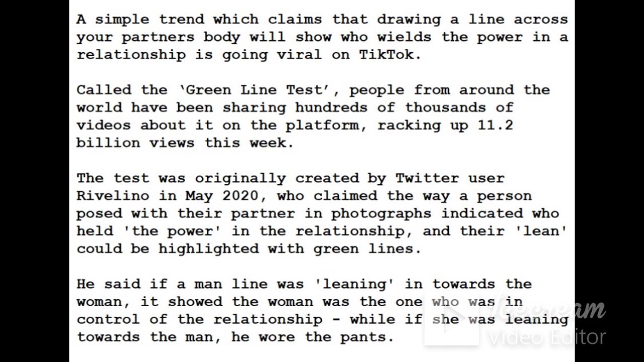 22-0428 - Does Green Line Love Test Work - Social Engineering and Body Language Interpretation