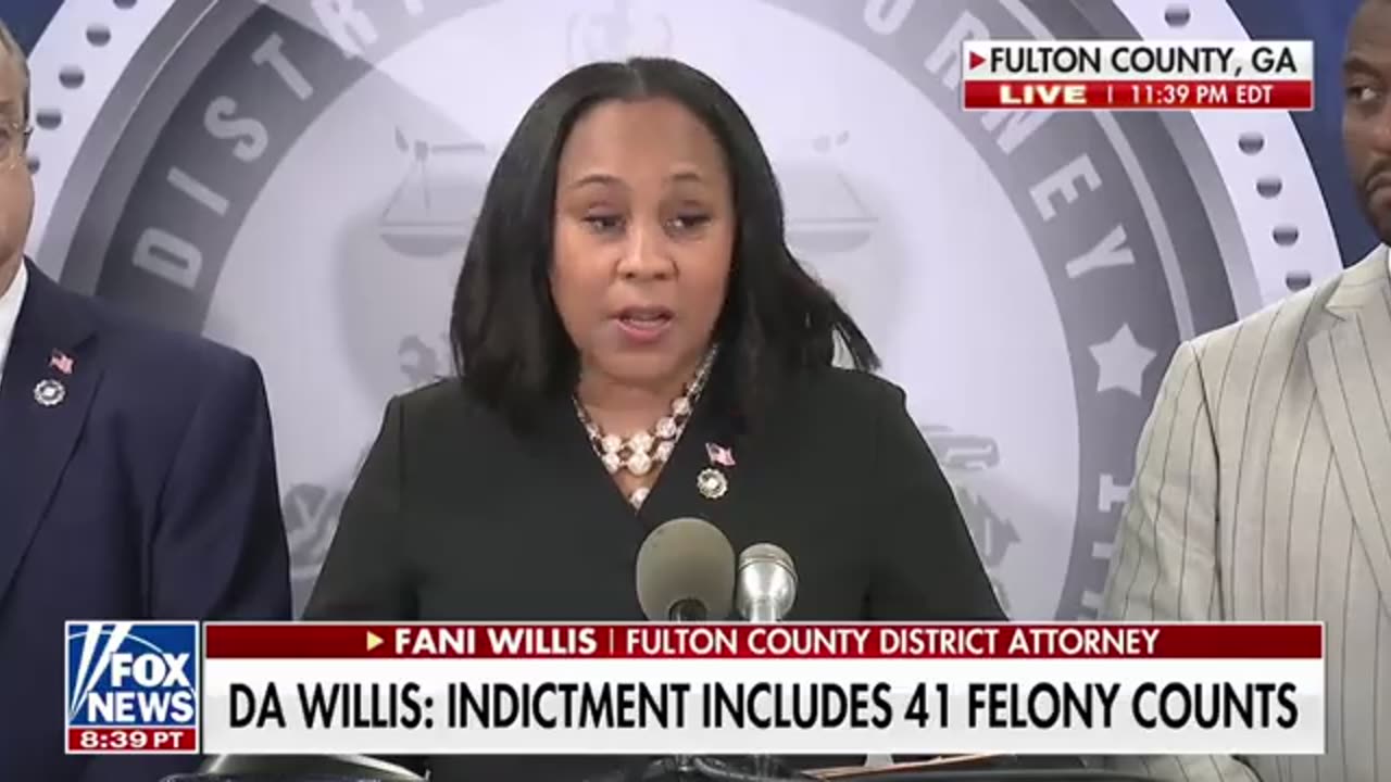 A breathless Fani Willis attempts to explain the Georgia indictment