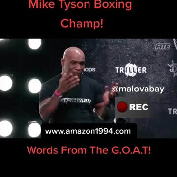 IS Mike Tyson Is On Point? BOXING CHAMP LIFETIME