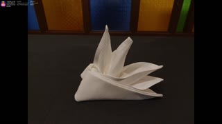 Napkin Folding - Bird of Paradise