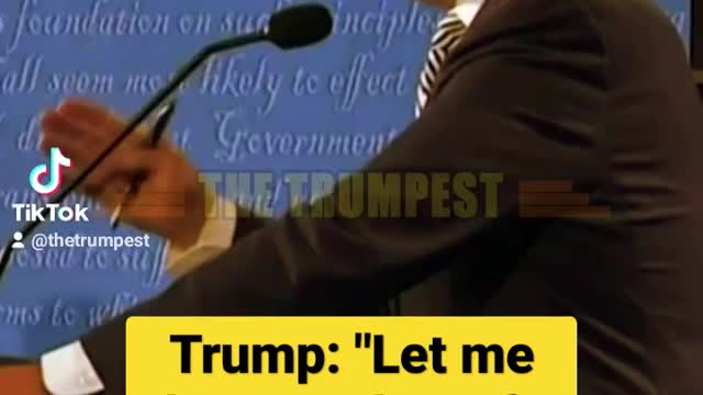 Trump: "Let me shut you down for a second, Joe."