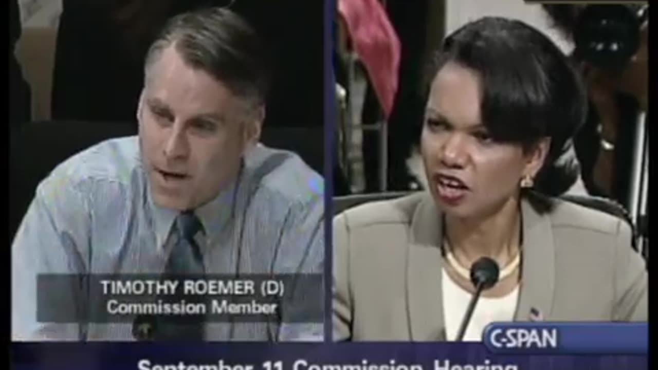 9/11 Commission Dissection - Tim Roemer Interviews Condoleezza Rice