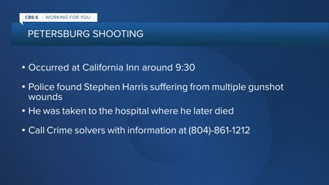 Man killed in Petersburg was shot multiple times, police say