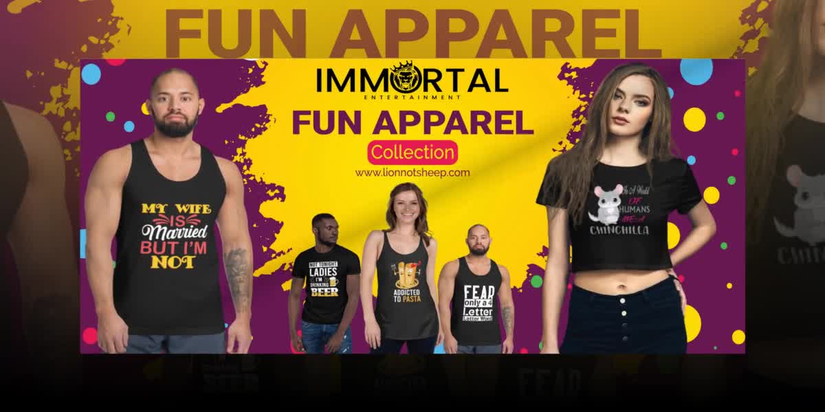 Tickets, Marketing and Apparel. All Available at Immortal Entertainment