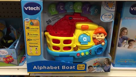 Alphabet Boat Toy