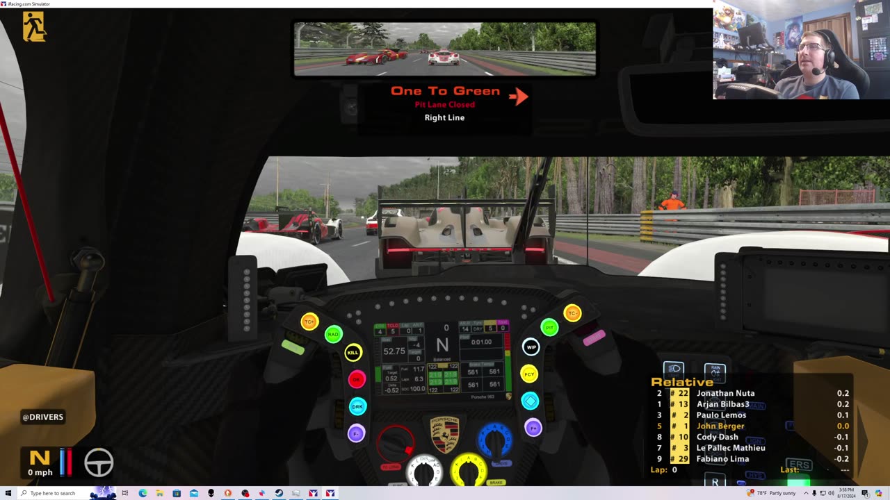 iRacing A Fixed IMSA iRacing Series from Le Mans 8/17/24. First Time at Le Mans in iRacing.