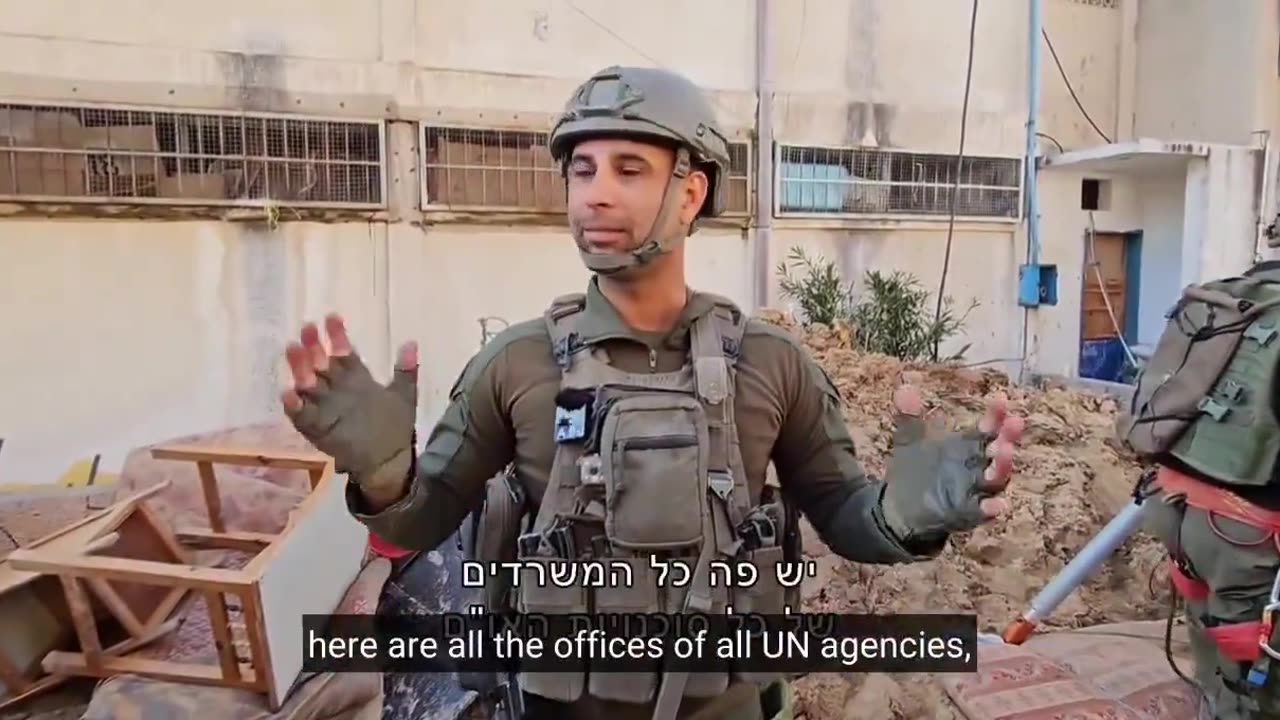 IDF Uncovers Hamas "Intelligence Server Farm" Under UNRWA HQ in Gaza