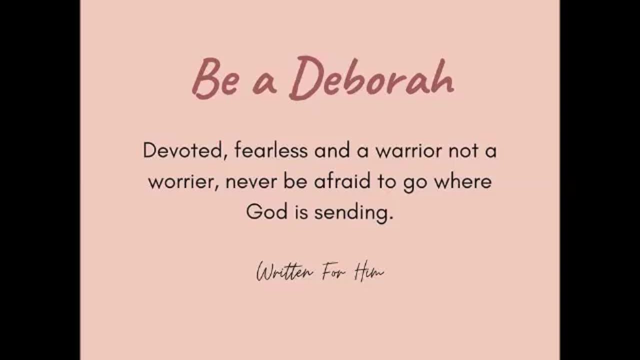 011124 Word From God Awake Deborah’s – Sarah L Aldrich