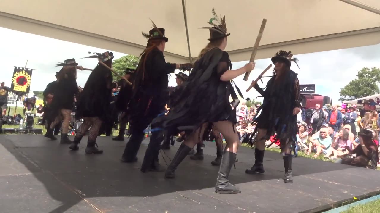 Beltane Border Morris - White Ladies Aston - Priddy Folk Festival - 9 Jul 23