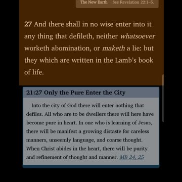 Morning Prayer 366: Revelation 21:27