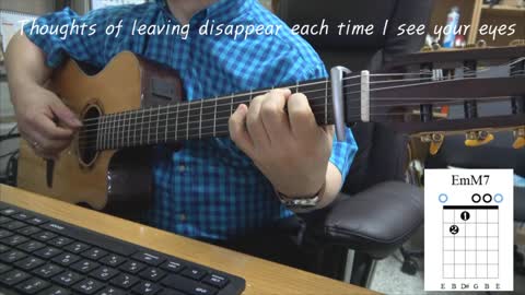 Tutorial with chord, lyrics - This Masquerade (Carpenters, 1973)