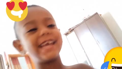 Cute children singing song