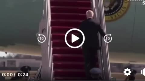 TSVN1 3.2021 Joe Biden Falls Up Stairs on Airplane 3 Times