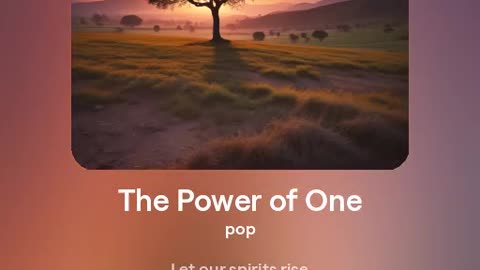 The Power Of One