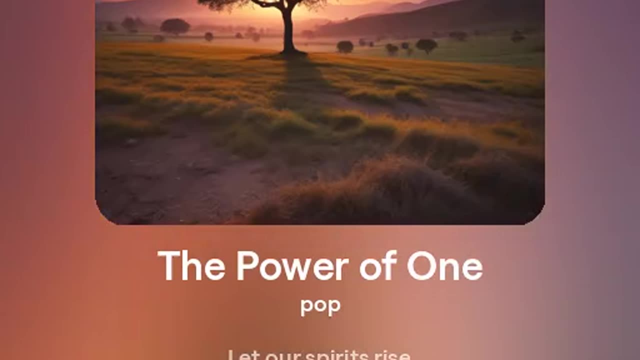 The Power Of One