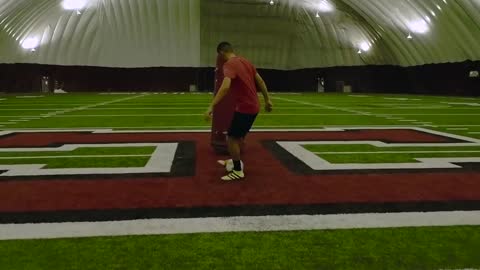 Football matches are played by two teams at a time