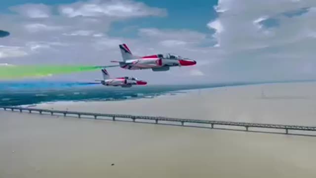 Beautiful flying get