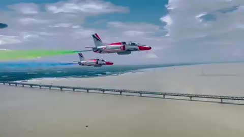 Beautiful flying get