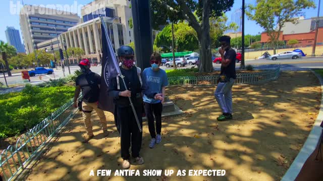 RALLY TO STOP SOCIALISM AND VACCINE MANDATES AT LA CITY HALL