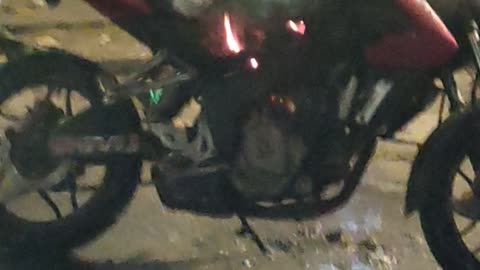 Just I am driving my bike fairing on road.