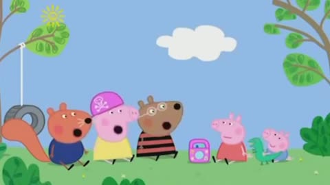 Peppa pig listen to Black Metal