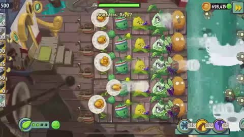 Plants vs Zombies Pirate Seas - Day 22