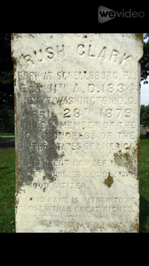 Rush Clark (R-IA) – "of high sense of honor, of irreproachable integrity and sterling patriotism"