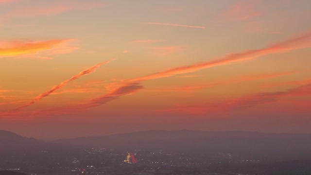 Ca colorful sunset