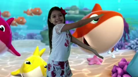 BABY SHARK DANCE | SING AND DANCE! | ANIMAL SONGS | YASMIN LISBOA!!