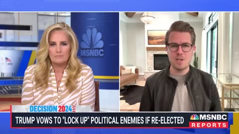 In chilling new interview of Donald trump "lock up"his political enemies if re-elected