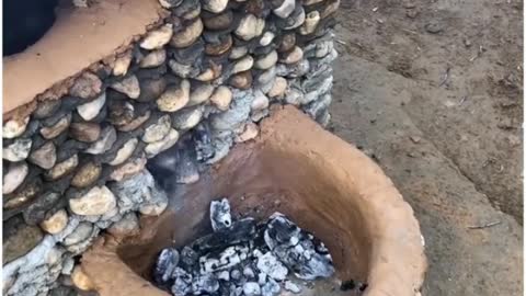 How to make a local stove with dual cooking spots