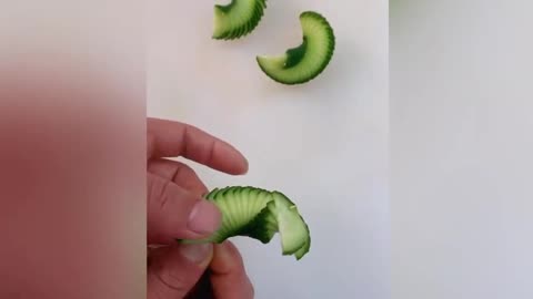 Make A Rotating Staircase With Cucumbers