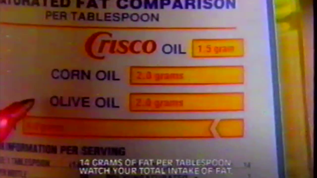 Vintage Crisco Commercial 1993