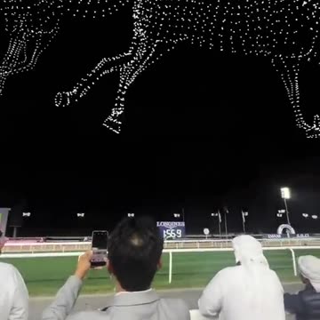 Amazing Drone show in Dubai