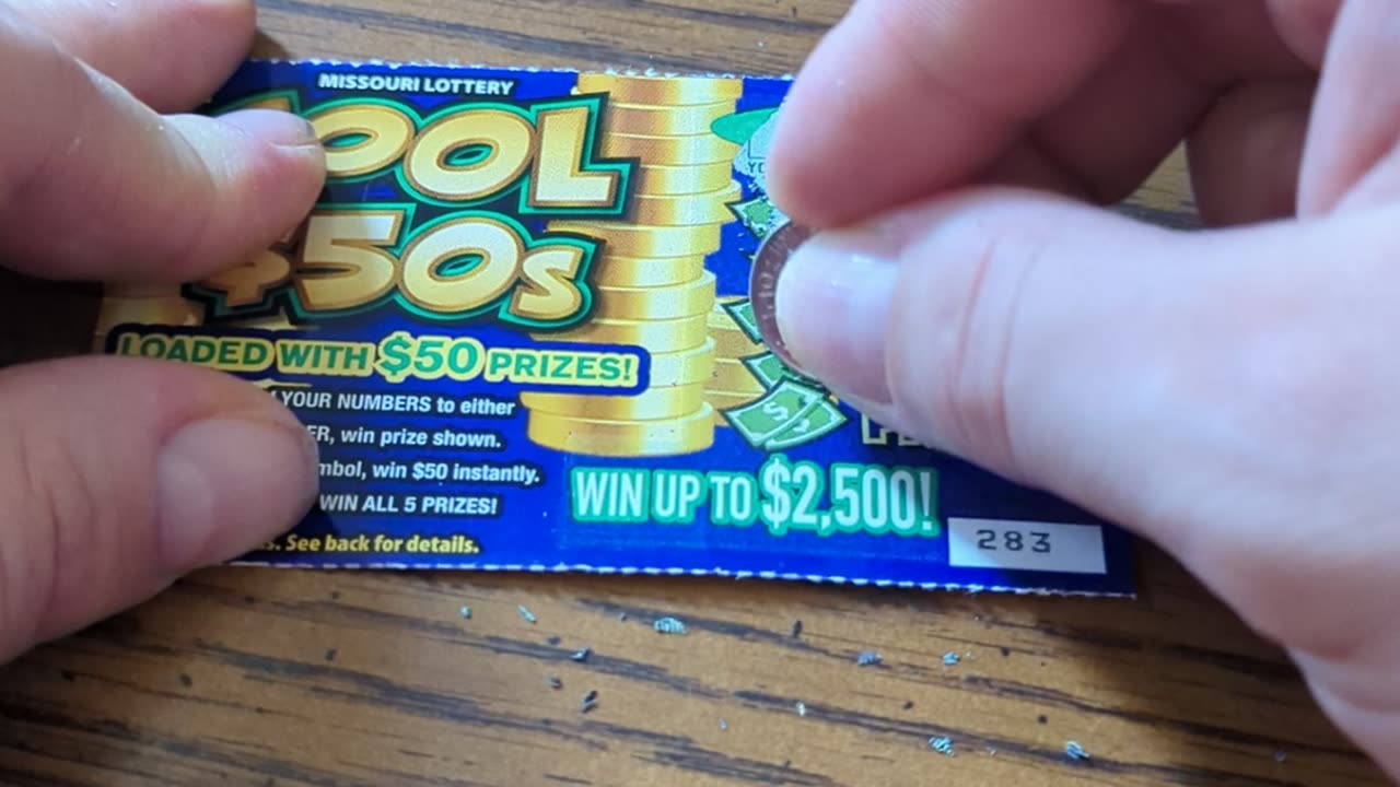 Will I win big . MO Lottery cool 50's