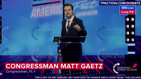 Matt Gaetz AmFest 2023