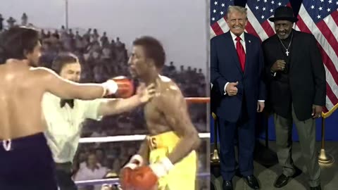 Boxing Legend Tommy "the Hitman" Hearns at Trump's Detroit Rally to Publicly Support Him