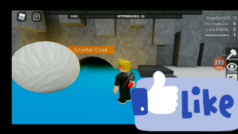 Um noob jogando roblox