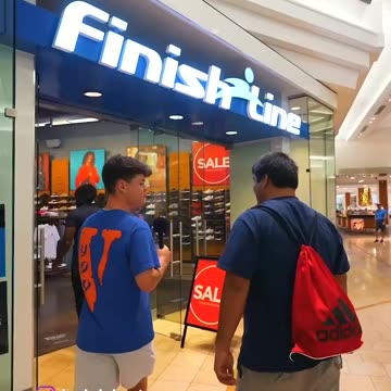 Fan getting shoes...