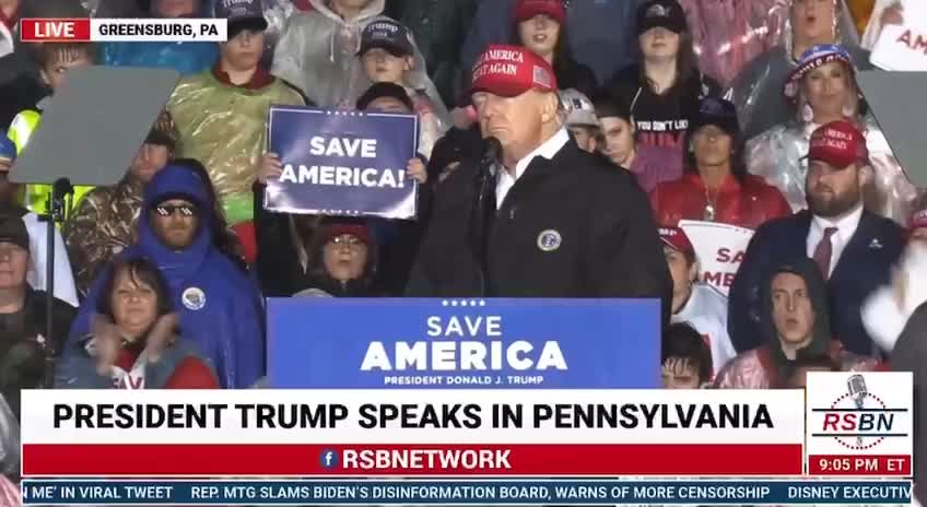 Trump: “Democrats are the party of crime, the party of chaos, and the party of death."