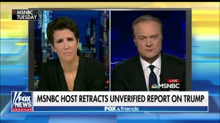 MSNBC host retracts an unverified Trump-Russia report