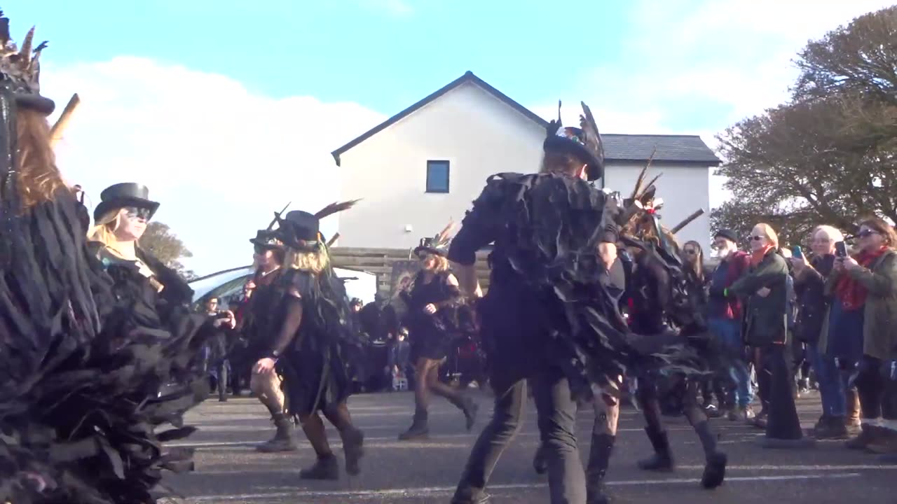 Beltane Border Morris - White Ladies Aston - The Dark Gathering - 28 Oct 23