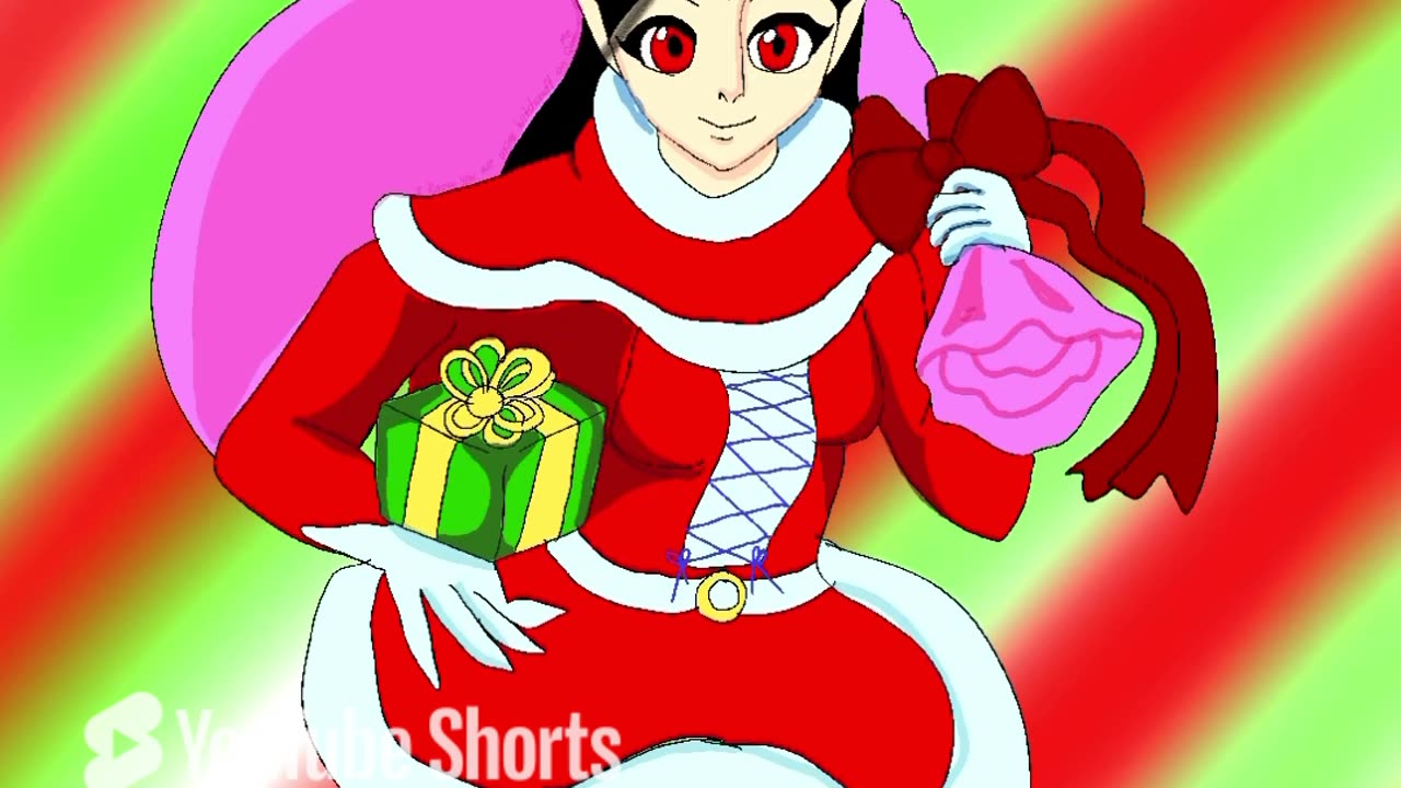 Christmas vampire Speedpaint