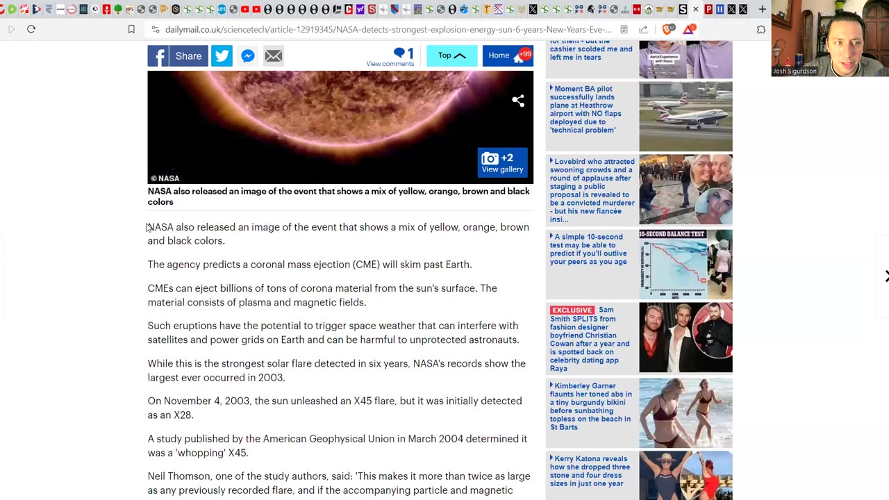 Breaking, Grid Down today from solar storm???