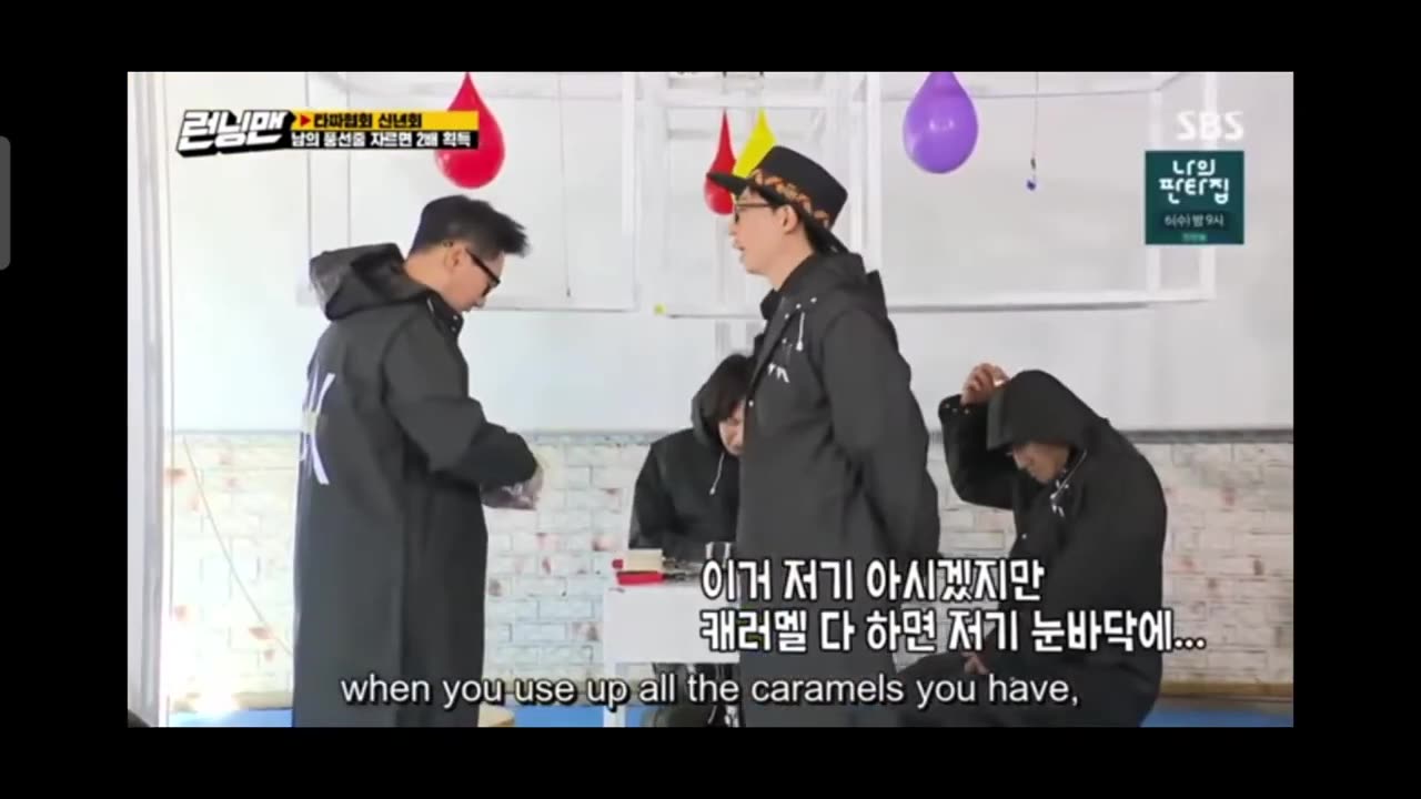 RUNNING MAN - Popping the baloons (lucky kwangsoo) (english sub)