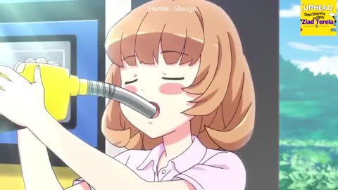 Why is she going to the car?