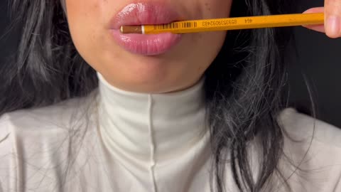 ASMR NIBBLING PENCIL