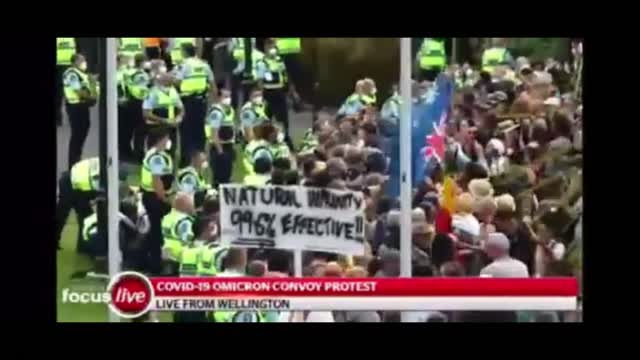 Police Brutality in NZ protests