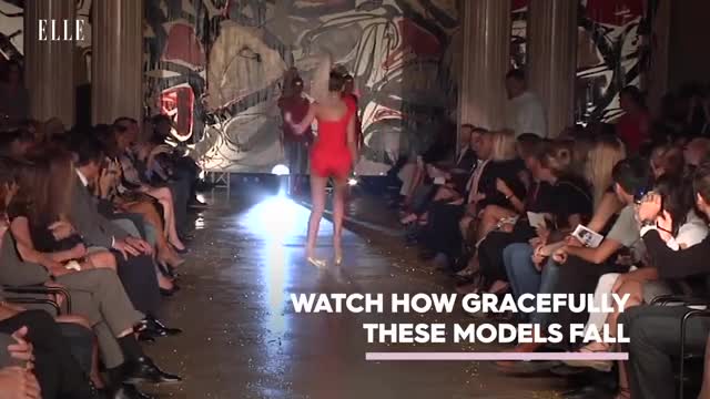 Watch How Gracefully These Models Fall | ELLE